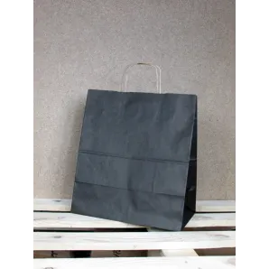 Torba papierowa kolorowa 30,5x34x17 cm uchwyt papierowy skręcany