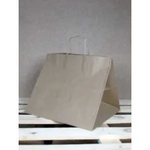 Torba papierowa eko 36x33x32 cm uchwyt papierowy skręcany