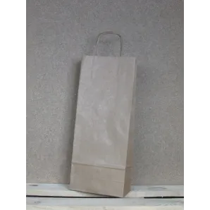 Torba papierowa eko 16x39x8 cm uchwyt papierowy skręcany